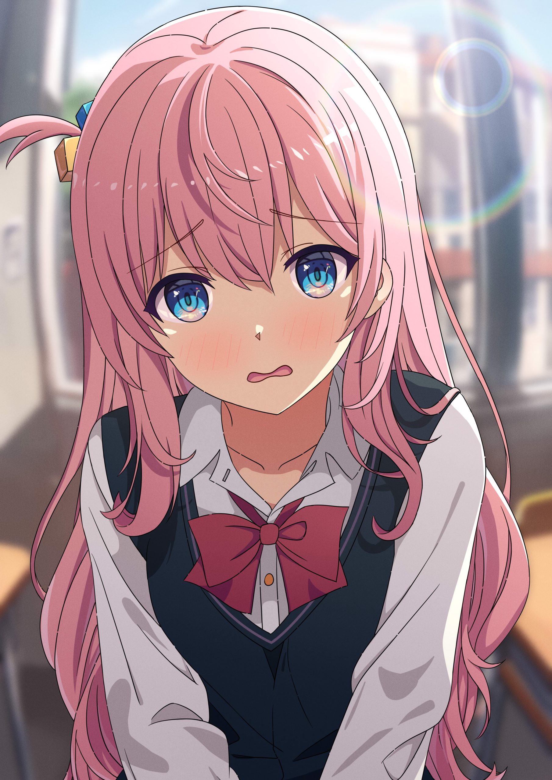 Hitori Gotou wallpapers for Bocchi the Rock anime fans. The collection also collects images of other Kessoku Band members like Ryo Yamada    Hitori Gotou wallpapers for fans Bocchi the rock anime                                                                                                          What to download Hitori Gotou wallpaper for? Hitori Gotou wallpapers is a special wallpapers collection revolving around the female character Hitori Gotou in the popular anime series called Bocchi the Rock. These wallpapers are not only a simple photo, but they also carry deep meanings along with useful uses in addition to making phone and computer wallpapers.  With Hitori Gotou wallpapers, readers can freely express their own personality and preferences on the device screen. In addition, 4xwallpapers.com thinks these wallpapers are a way for you to share your passion with Hitori Gotou fans. You can share these wallpapers on social networking platforms, like Facebook, Instagram, Twitter, and Tumblr, to show your love and support for the character. This way, you can make many new friends with similar interests.  Hitori Gotou wallpapers can also be used as a basis to create unique products related to this character. You can use the wallpapers as a template to create products like phone cases, t-shirts and more. This gives you the freedom to be creative and create unique items that show your support and love for Hitori Gotou.  Finally, Hitori Gotou wallpapers collected by 4xwallpapers.com is also an inspiration for other creative projects. You can combine these wallpapers with creative content like writing comics, writing fan fiction, making videos and fan art. Wallpapers will be an indispensable source of inspiration, promote creativity and help you create unique and special works.